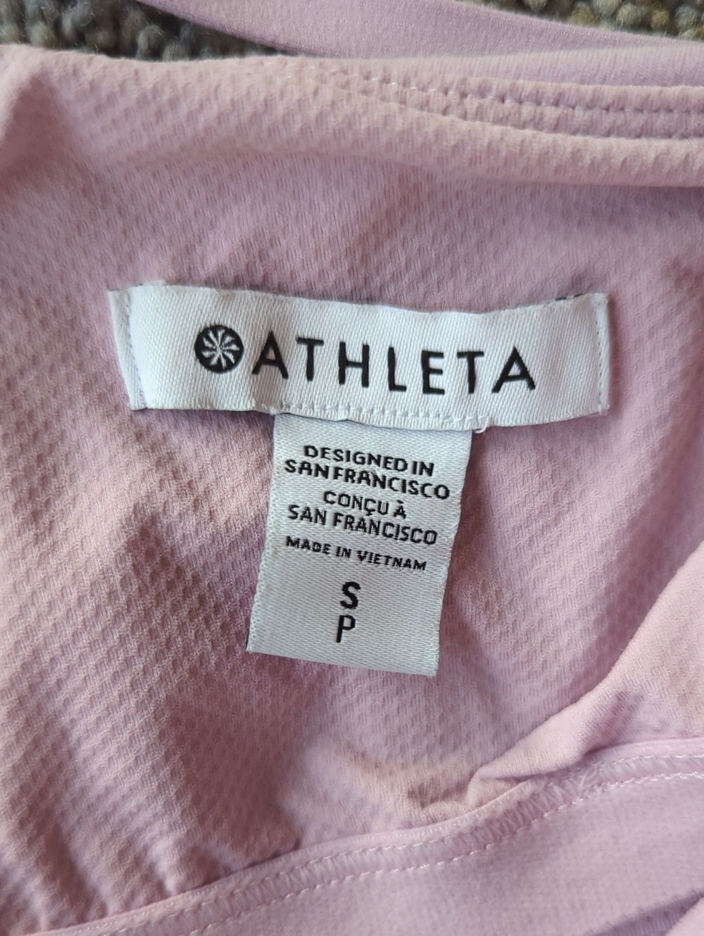 Athleta Elation Hybrid Midi Dress - Blush Pink S - Picture 2 of 6